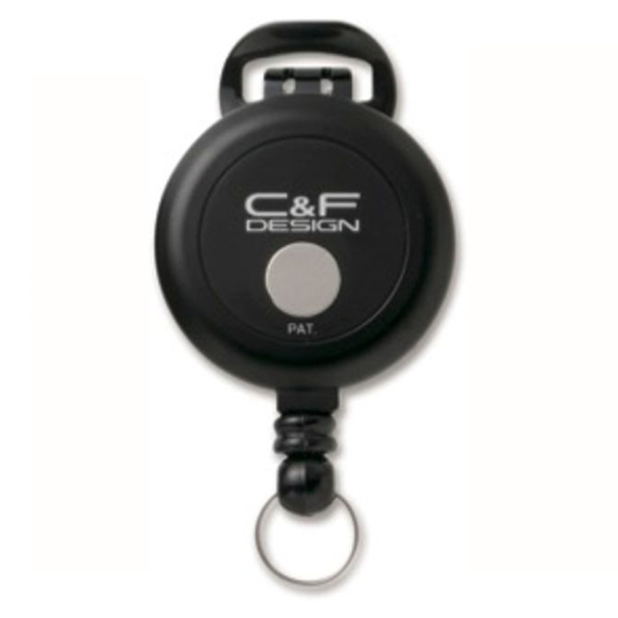 C&F Flex Pin-On Reel Black (CFA-72-BK) dans le groupe Accessoires de pêche / Clip à pince l\'adresse Sportfiskeprylar.se (1120097)