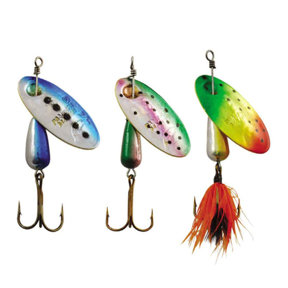 Sølvkroken Spesial Spinner Sluksett Holographic 9g dans le groupe Leurre de la peche / Kits leurres l\'adresse Sportfiskeprylar.se (112053SK)