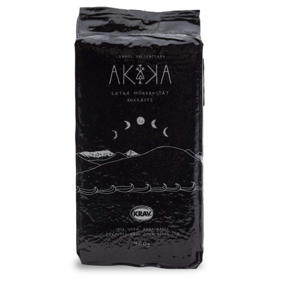 Lemmel Organic/Krav Akka Extra Dark Roast 400g dans le groupe Loisirs en plein air / Nourriture camping / Café l\'adresse Sportfiskeprylar.se (11325141)