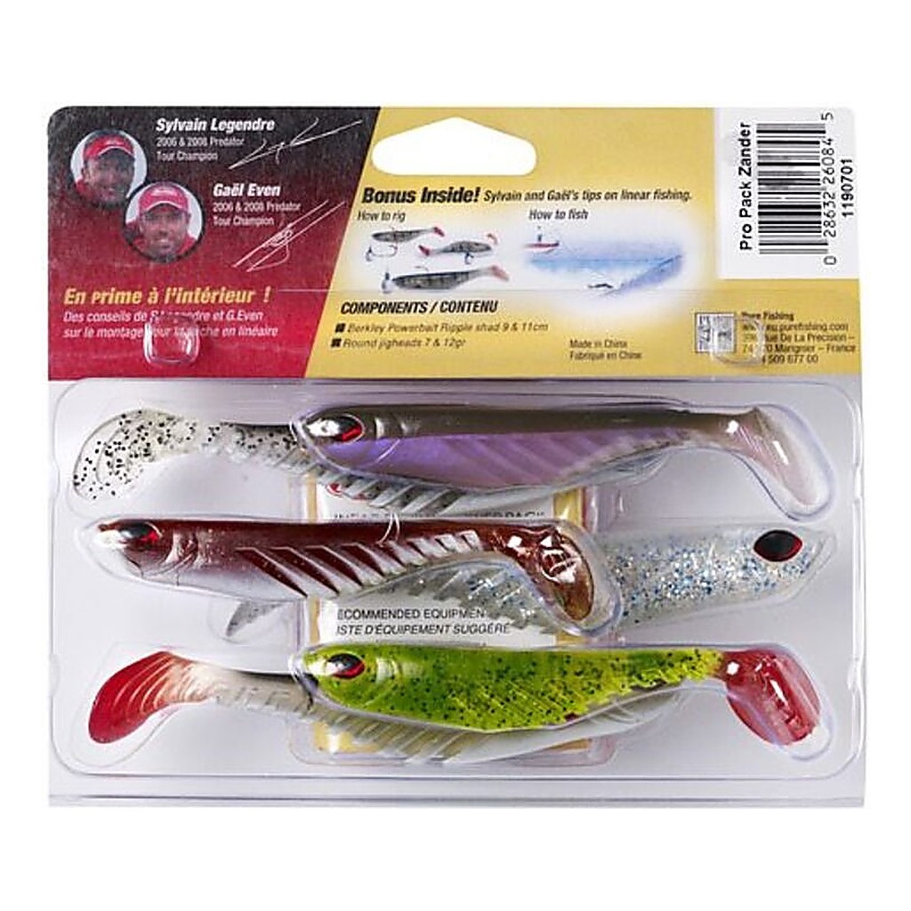 Pro Pack Zander dans le groupe Leurre de la peche / Leurre souple / Leurres souple verticale l\'adresse Sportfiskeprylar.se (1190701)