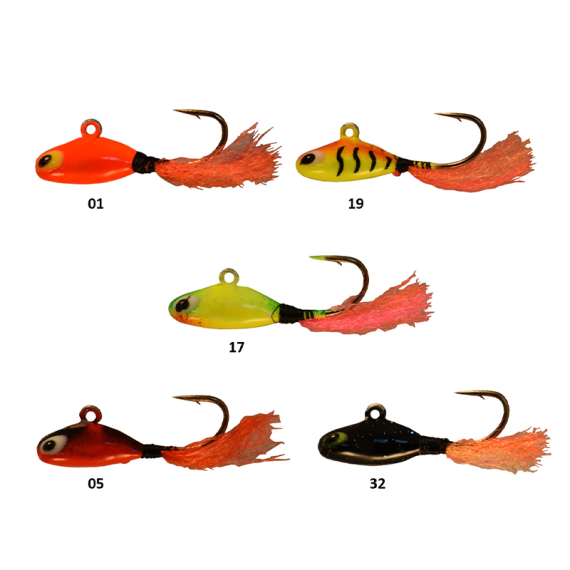 FIBE Twisted dans le groupe Leurre de la peche / Leurres jigging sous glace / Mini dandinettes l\'adresse Sportfiskeprylar.se (120-01r)