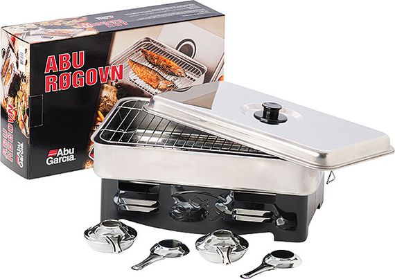 ABU Smoker Large Stainless Two-Storey dans le groupe Loisirs en plein air / Cuisines camping et ustensiles / Fumooir et accessoires / Les Fumoirs l\'adresse Sportfiskeprylar.se (1203514)