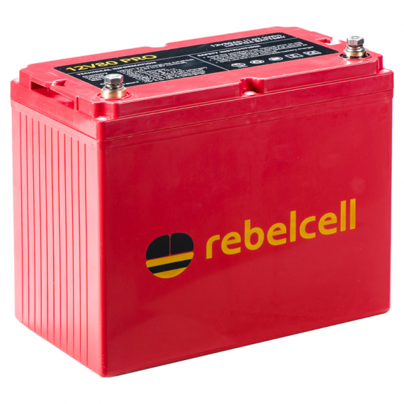 Rebelcell 12V80 Pro LifePo4 (1,01 kWh) dans le groupe Électronique marine et bateau / Batteries et chargeurs / Batteries / Batteries lithium l\'adresse Sportfiskeprylar.se (12080RELIBTA)