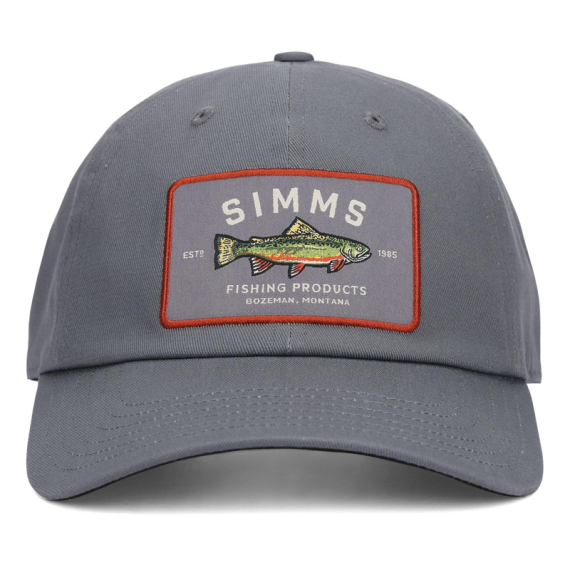 Simms Single Haul Cap Gunmetal Trout dans le groupe Habits et chaussures / Chapeau de peche, casquette peche / Casquettes l\'adresse Sportfiskeprylar.se (12221-1343-00)