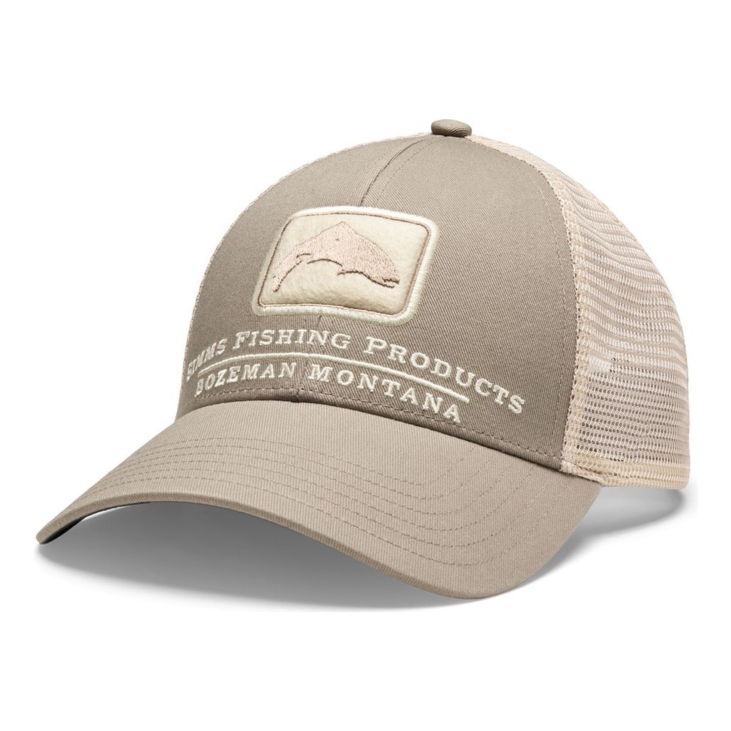 Simms Trout Icon Trucker Dolomite dans le groupe Vêtements & Chaussures / Casquettes, Bonnets & Chapeaux l\'adresse Sportfiskeprylar.se (12226-1235-00)