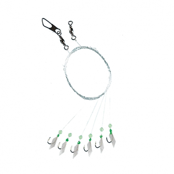 Fladen Micro-Skin Rig 6 Hooks dans le groupe Leurre de la peche / Leurre pêche en mer / Flasher rigs et montages mer l\'adresse Sportfiskeprylar.se (1252-12r)