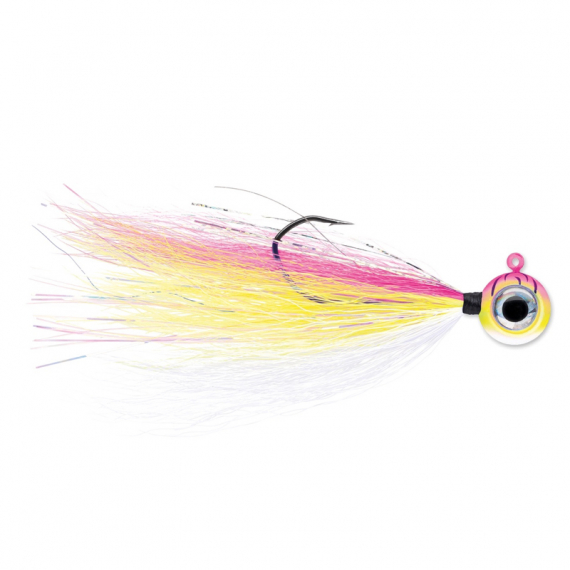 Leurres De Pêche VMC Tête Plombée Moontail Jigs - 3.5 G, Couleur Pink Fire UV - Lot De 2 - 5