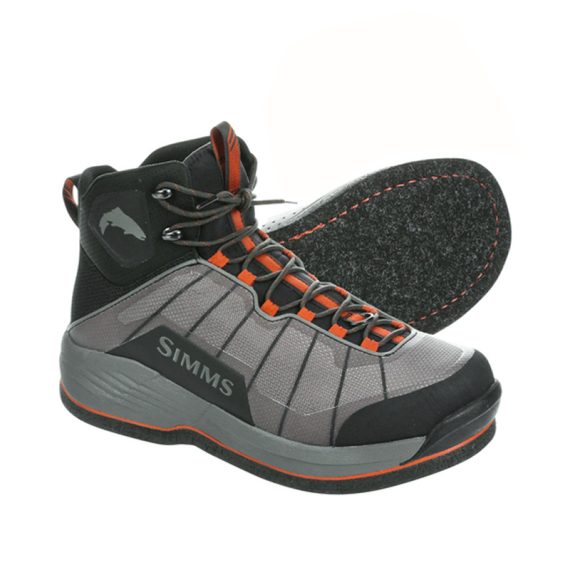 Simms Flyweight Boot Felt Steel Grey (Filt) dans le groupe Habits et chaussures / Waders et équipement de wading / Chaussure de peche, chaussure wading l\'adresse Sportfiskeprylar.se (12632-016-09r)