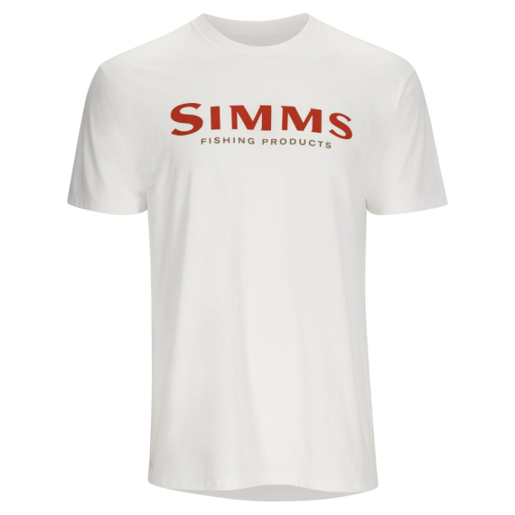 Simms Logo T-shirt White dans le groupe Habits et chaussures / Habits / T-shirts l\'adresse Sportfiskeprylar.se (12803-100-20r)