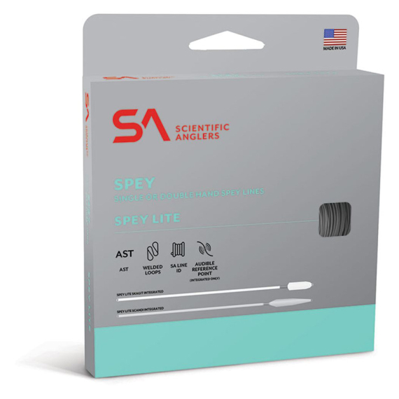SA Spey Lite Scandi Integrated Willow/Black dans le groupe Lignes de pêche / Lignes de pêche à la mouche / Soies deux mains l\'adresse Sportfiskeprylar.se (128490r)
