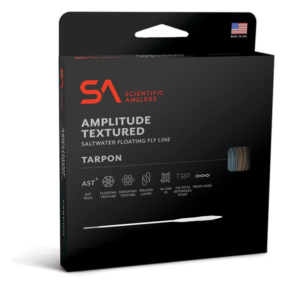 SA Amplitude Tarpon Black/Sand/Surf WF Fly Line dans le groupe Lignes de pêche / Lignes de pêche à la mouche / Soies une main l\'adresse Sportfiskeprylar.se (129015r)