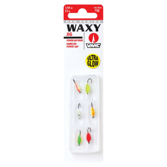 Blue Fox Waxy Jig Kit #8 Glow 0,9gr (6-pack) dans le groupe Leurre de la peche / Leurres jigging sous glace / Leurres pêche sous glace l\'adresse Sportfiskeprylar.se (129523NO)