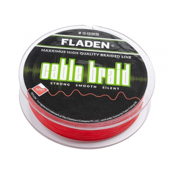 Fladen Maxximus Cable Braid Red 150m dans le groupe Lignes de pêche / Tresse peche l\'adresse Sportfiskeprylar.se (13-1315012r)