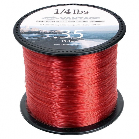 Fladen Vantage Red Monofilament 576m - 0,45mm dans le groupe Lignes de pêche / Lignes en nylon l\'adresse Sportfiskeprylar.se (13-360-20)