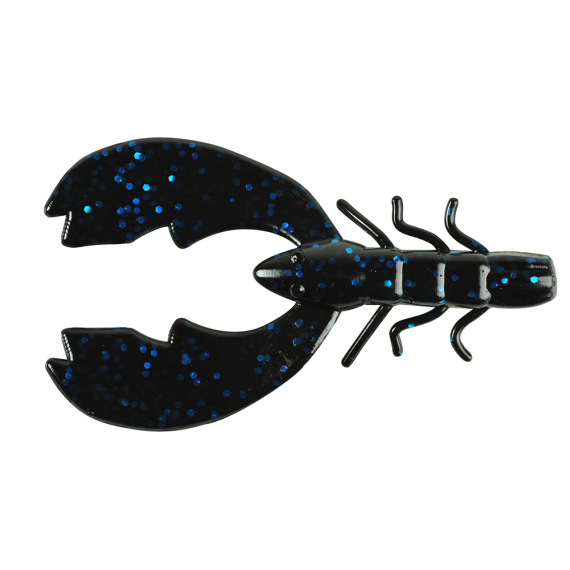 Berkley Chigger Craw 8cm - Black Blue Fleck dans le groupe Leurres / Leurres souples / écrevisses et créatures / écrevisses l\'adresse Sportfiskeprylar.se (1307360)