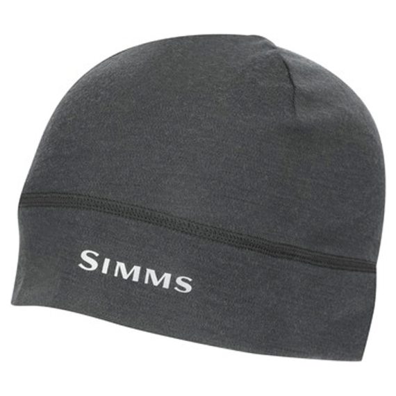 Simms Lightweight Wool Liner Beanie Carbon dans le groupe Habits et chaussures / Casquettes et chapeaux / Bérets et chapeaux l\'adresse Sportfiskeprylar.se (13094-003-00)
