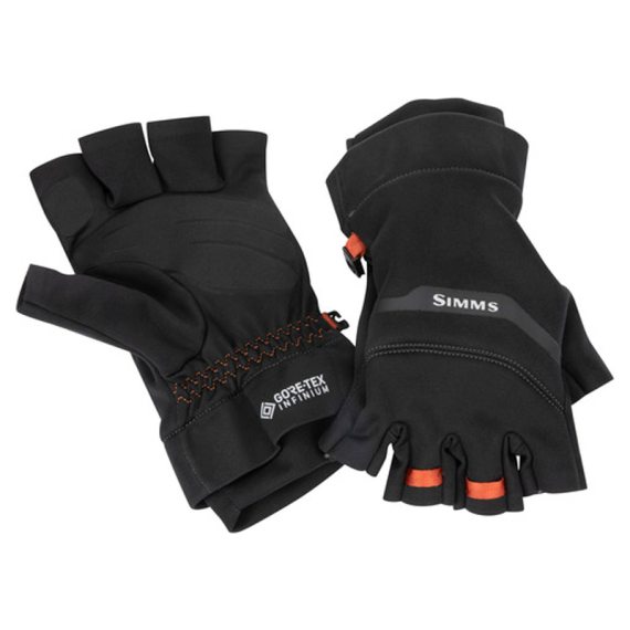 Simms Gore-Tex Infinium Half Finger Black dans le groupe Habits et chaussures / Habits / Gant peche l\'adresse Sportfiskeprylar.se (13109-001-30r)