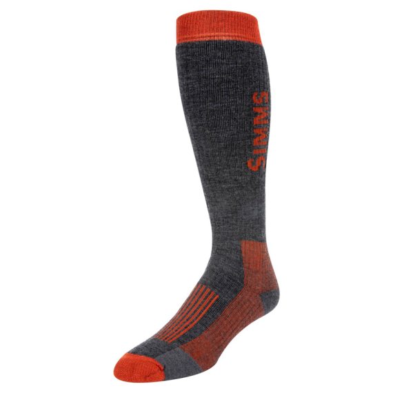 Simms Merino Midweight OTC Sock Carbon dans le groupe Habits et chaussures / Habits / Vêtements chauds et sous vêtements / Chaussettes l\'adresse Sportfiskeprylar.se (13142-003-30r)