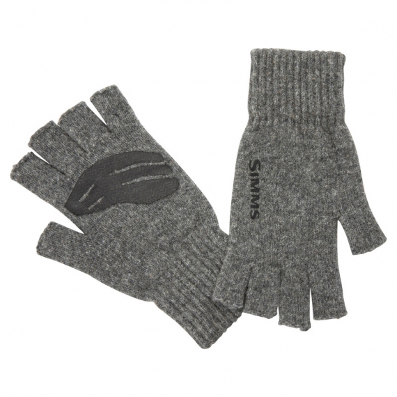 Simms Wool ½ Finger Glove Steel dans le groupe Habits et chaussures / Habits / Gant peche l\'adresse Sportfiskeprylar.se (13234-030-4050r)
