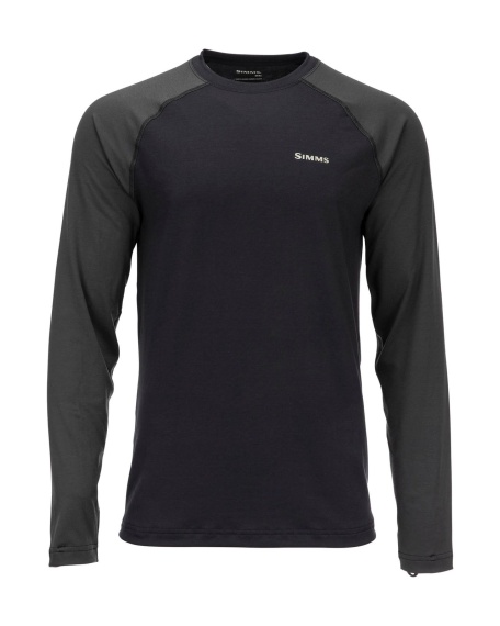 Simms Lightweight Baselayer Top Black dans le groupe Habits et chaussures / Habits / Vêtements chauds et sous vêtements / Sous-vêtements hauts l\'adresse Sportfiskeprylar.se (13309-001-20r)