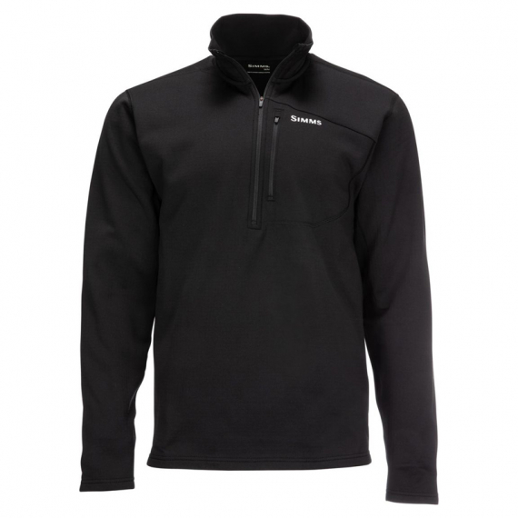 Simms Thermal 1/4 Zip Top Black dans le groupe Habits et chaussures / Habits / Sweats / Pulls l\'adresse Sportfiskeprylar.se (13314-001-30r)