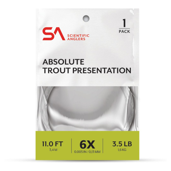 SA Absolute Trout Presentation Leader 11\' dans le groupe Hameçons et terminal tackle / Leaders et Bas de ligne / Leaders prêts à l\'emploi / Queues de rat l\'adresse Sportfiskeprylar.se (134026r)