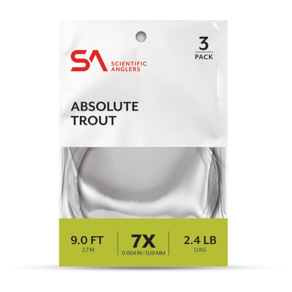 SA Absolute Trout Leader 3-pack 9\' dans le groupe Techniques de pêche l\'adresse Sportfiskeprylar.se (134248r)