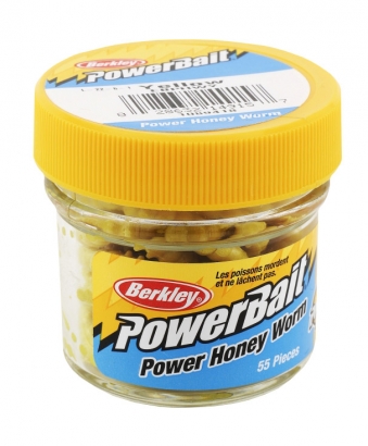 Powerbait Power Honey Worm Garlic dans le groupe Leurres / Bouillettes, esches et amorce / Pâte à truite l\'adresse Sportfiskeprylar.se (1345789)