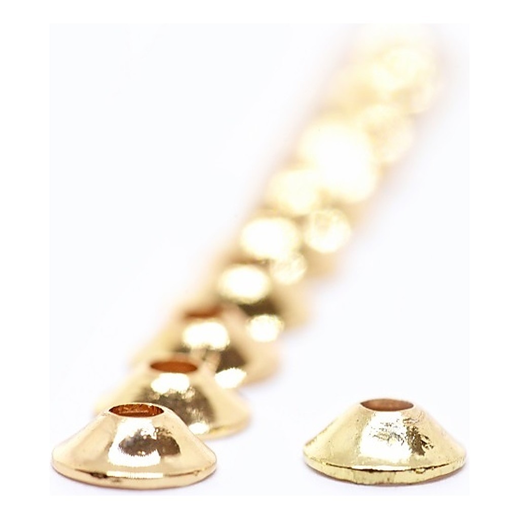 FutureFly Ufo Disc - Gold dans le groupe Hameçons et terminal tackle / Fabrication mouche / Matériel de montage de mouches / Cones l\'adresse Sportfiskeprylar.se (1350-003)