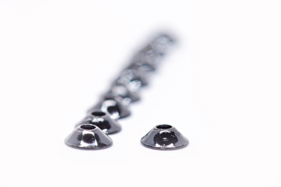 FutureFly Ufo Disc - Black dans le groupe Hameçons et terminal tackle / Fabrication mouche / Matériel de montage de mouches / Cones l\'adresse Sportfiskeprylar.se (1350-004)