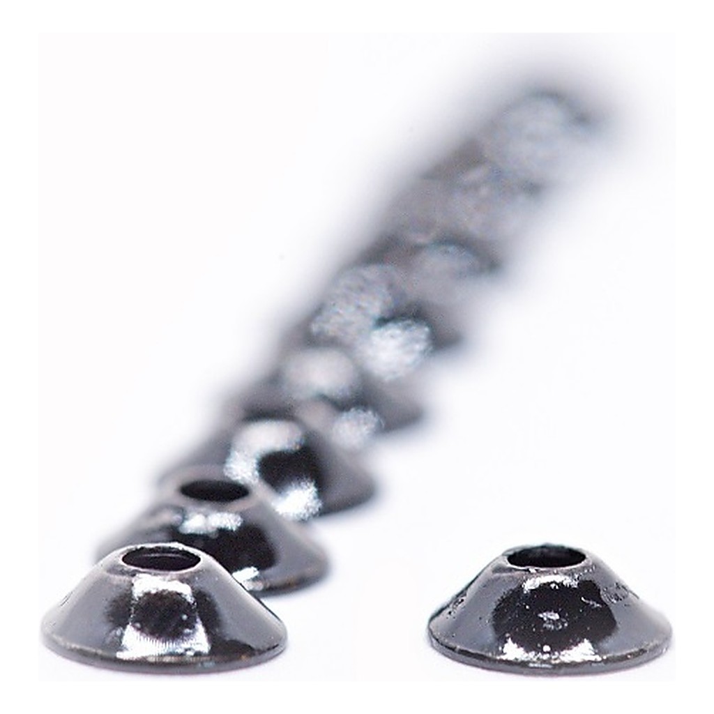 FutureFly Ufo Disc - Black dans le groupe Hameçons et terminal tackle / Fabrication mouche / Matériel de montage de mouches / Cones l\'adresse Sportfiskeprylar.se (1350-004)