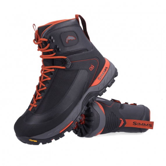 Simms G4 Pro Powerlock Boot Carbon dans le groupe Habits et chaussures / Waders et équipement de wading / Chaussures wading l\'adresse Sportfiskeprylar.se (13507-003-08r)