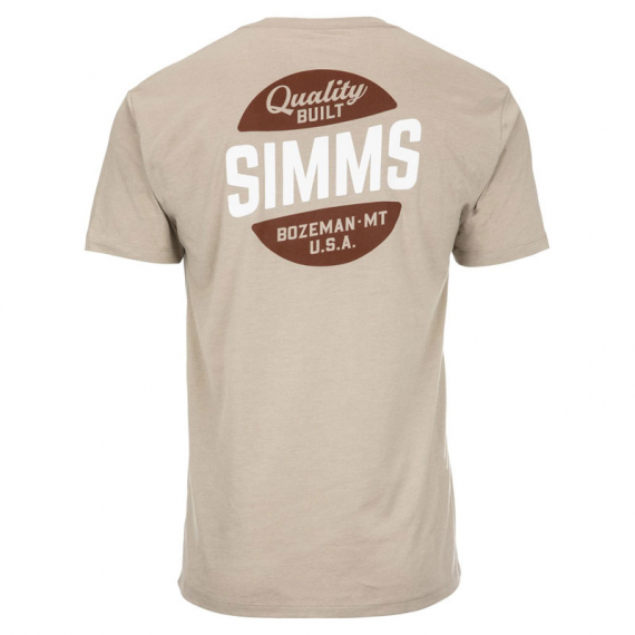 Simms Quality Built Pocket T-Shirt Khaki Heather dans le groupe Habits et chaussures / Habits / T-shirts l\'adresse Sportfiskeprylar.se (13518-976-30r)