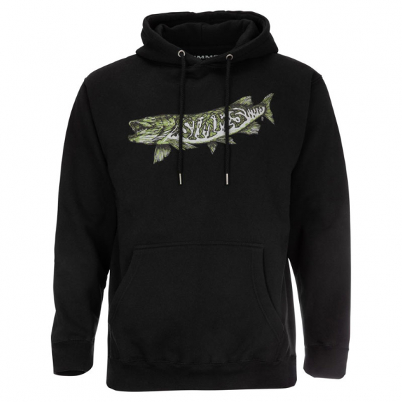 Simms Keeler Musky Hoody Black dans le groupe Habits et chaussures / Vêtements / Sweats / Hoodies l\'adresse Sportfiskeprylar.se (13538-001-30r)