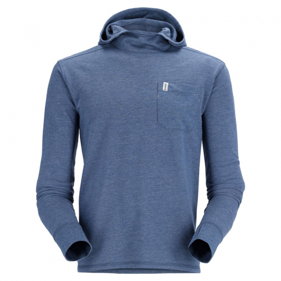 Simms Henry\'s Fork Hoody Navy Heather dans le groupe Habits et chaussures / Habits / Sweats / Hoodies l\'adresse Sportfiskeprylar.se (13570-414-30r)