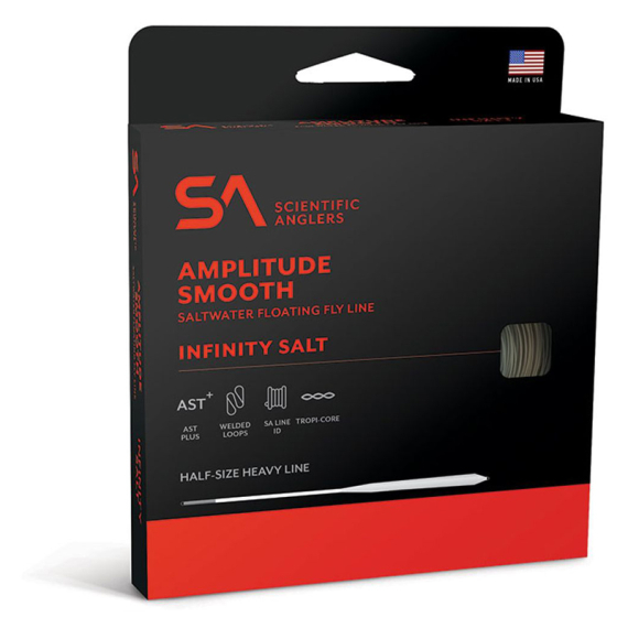 SA Amplitude Smooth Infinity Salt WF Fly Line dans le groupe Lignes de pêche / Lignes de pêche à la mouche / Soies une main l\'adresse Sportfiskeprylar.se (135924r)
