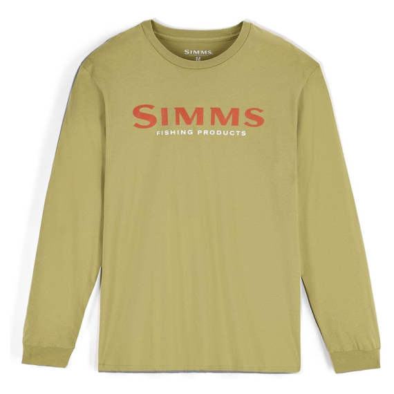 Simms Logo Shirt LS Tent Green dans le groupe Habits et chaussures / Habits / Sweats / T-shirts manches longues l\'adresse Sportfiskeprylar.se (13626-1347-20r)