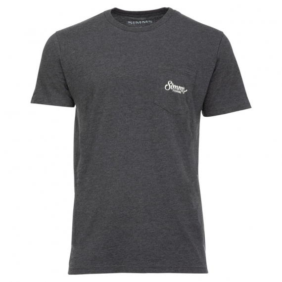 Simms Two Tone Pocket Tee Charcoal Heather dans le groupe Habits et chaussures / Vêtements / T-shirts l\'adresse Sportfiskeprylar.se (13628-086-30r)