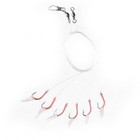 Fladen Pink Sabiki 6 Hook Size 6 dans le groupe Leurre de la peche / Leurre pêche en mer / Flasher rigs et montages mer l\'adresse Sportfiskeprylar.se (1372-6)
