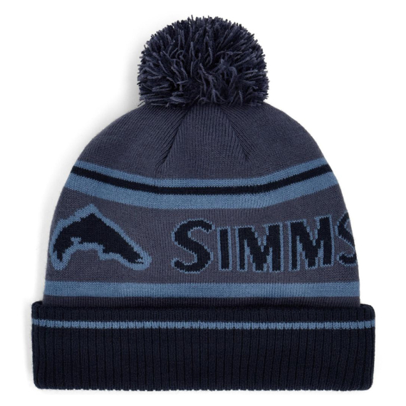 Simms Tip-Up Pom Beanie Huckleberry dans le groupe Habits et chaussures / Chapeau de peche, casquette peche / Bérets et chapeaux l\'adresse Sportfiskeprylar.se (13788-1163-00)