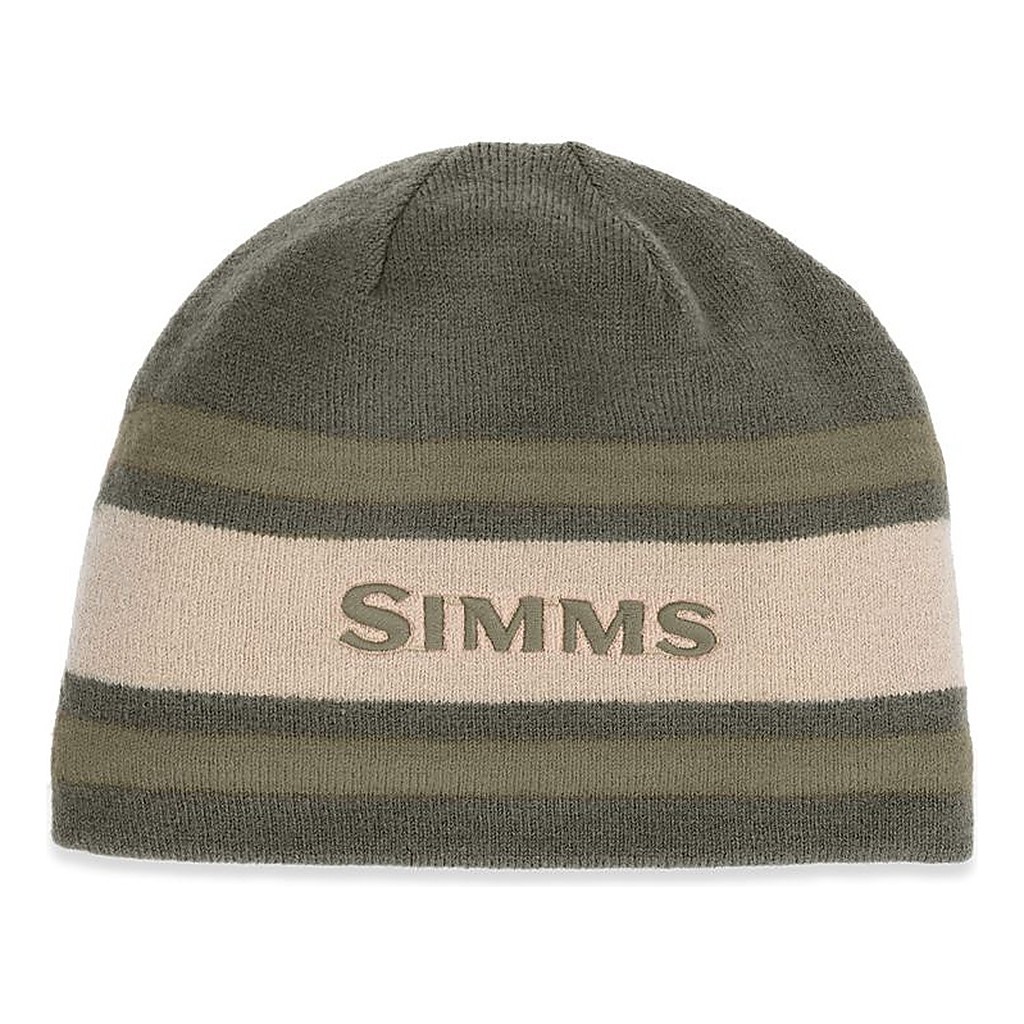 Simms Hayward Wool Beanie Dark Olive dans le groupe Habits et chaussures / Chapeau de peche, casquette peche / Bérets et chapeaux l\'adresse Sportfiskeprylar.se (13807-304-00)