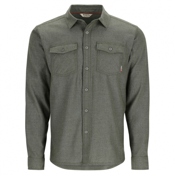 Simms Shoal Flannel Shirt Riffle Green dans le groupe Habits et chaussures / Habits / Chemises l\'adresse Sportfiskeprylar.se (13844-1150-30r)