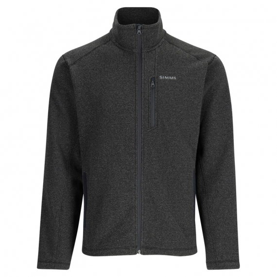 Simms Rivershed Full Zip Black Heather dans le groupe Habits et chaussures / Habits / Sweats / Pulls polaire l\'adresse Sportfiskeprylar.se (13850-010-30r)