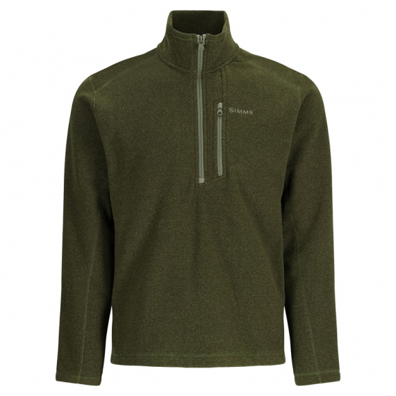 Simms Rivershed Half Zip Riffle Heather dans le groupe Habits et chaussures / Habits / Sweats / Pulls polaire l\'adresse Sportfiskeprylar.se (13851-1153-30r)