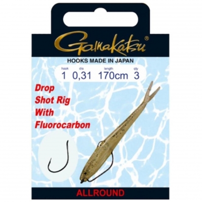 Gamakatsu BKD Drop Shot Rig W39 170cm (3-Pack) dans le groupe Hameçons et terminal tackle / Hamecon peche / Hamecon drop shot l\'adresse Sportfiskeprylar.se (140303004r)
