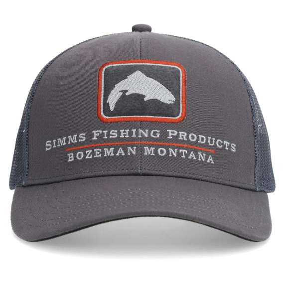 Simms Double Haul Icon Trucker Slate dans le groupe Habits et chaussures / Chapeau de peche, casquette peche / Casquettes / Casquettes trucker l\'adresse Sportfiskeprylar.se (14032-096-00)