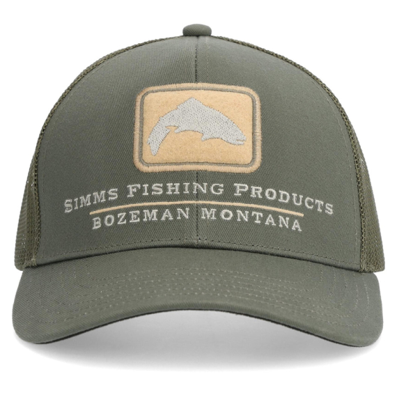Simms Double Haul Icon Trucker Smokey Olive dans le groupe Habits et chaussures / Chapeau de peche, casquette peche / Casquettes / Casquettes trucker l\'adresse Sportfiskeprylar.se (14032-1068-00)