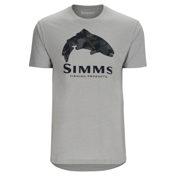 Simms Trout Regiment Camo Fill T-Shirt Cinder Heather dans le groupe Habits et chaussures / Habits / T-shirts l\'adresse Sportfiskeprylar.se (14101-1181-20r)