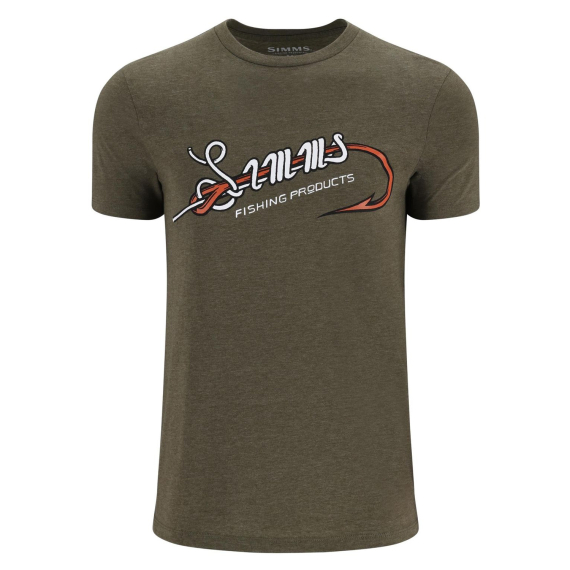 Simms Hook & Loop T-Shirt Military Heather dans le groupe Habits et chaussures / Habits / T-shirts l\'adresse Sportfiskeprylar.se (14102-914-r)