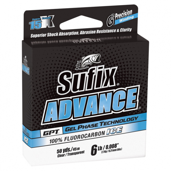 Sufix Advance Ice Fluorocarbon 50m dans le groupe Lignes de pêche / Fluorocarbone, fil fluorocarbone l\'adresse Sportfiskeprylar.se (141403NOr)